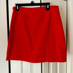 Ann Taylor vibrant orange a line skirt!